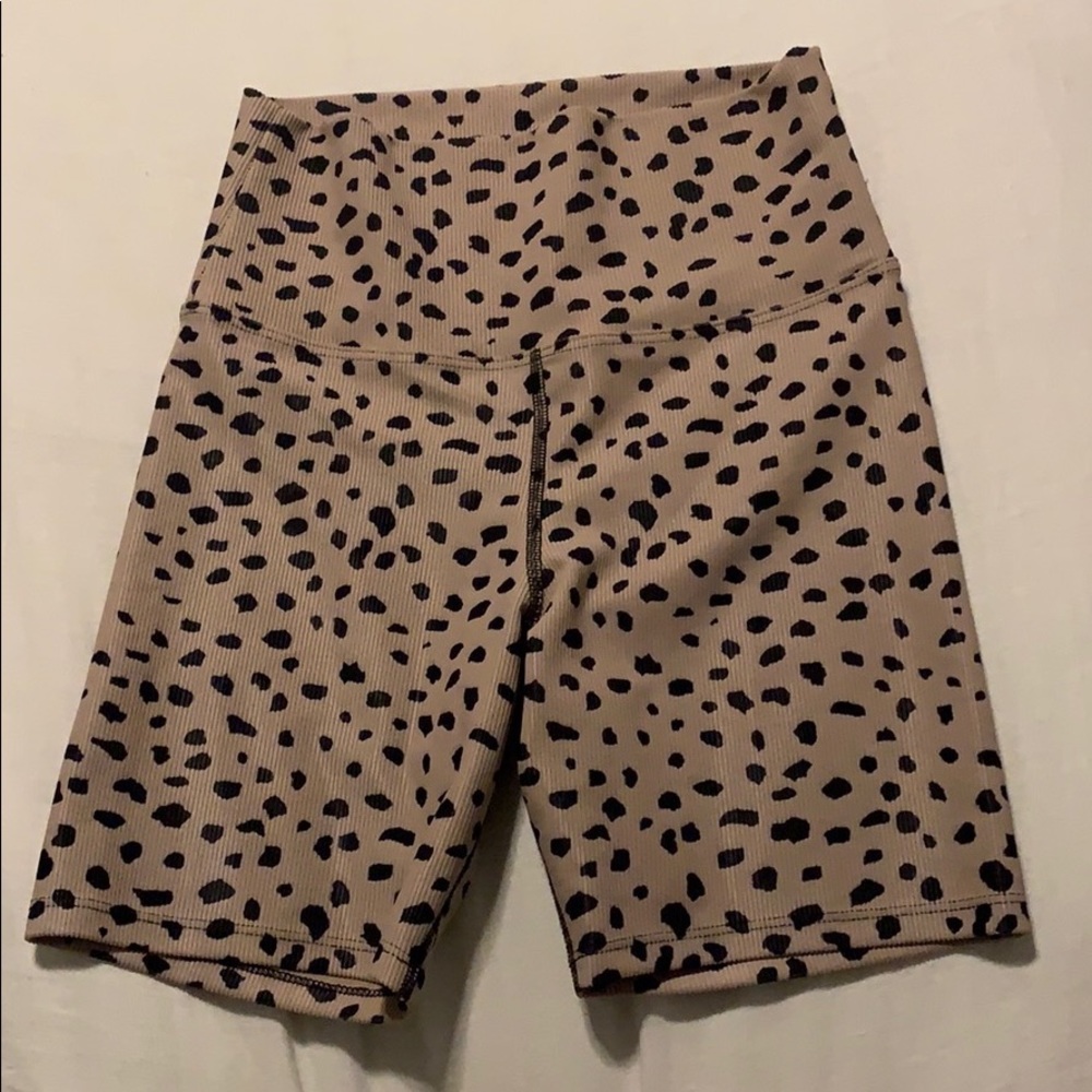 NWOT Beach Riot High Waisted Ribbed Biker Short